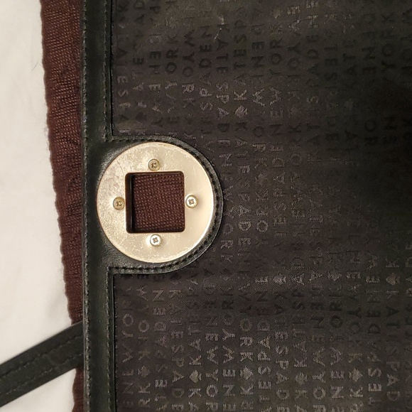 Kate Spade Medium Satchel Bag Black leather top handle flap shoulder - Picture 14 of 14